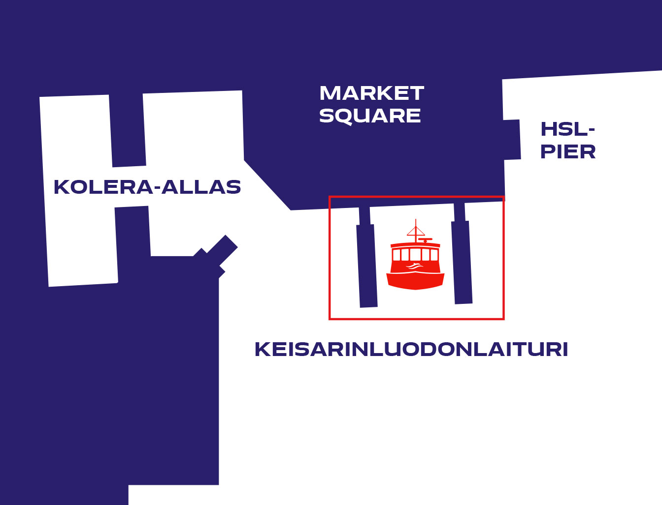 map suomenlinna pier